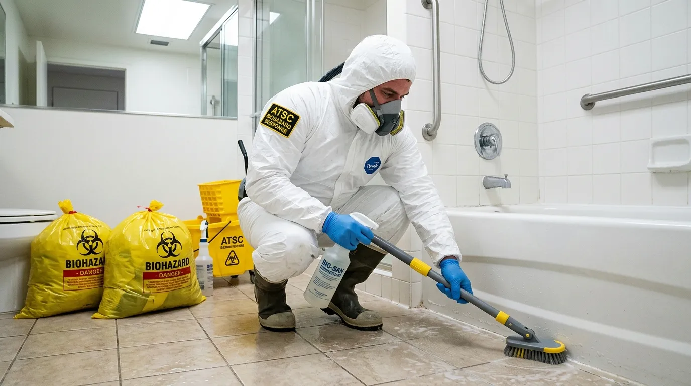 Decontamination equipment deployed for Blood Cleanup in River Park